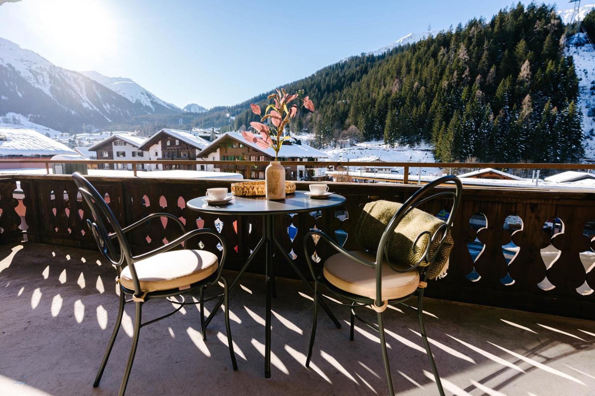 Seven Alpina Boutique Hotel Klosters Luaran gambar