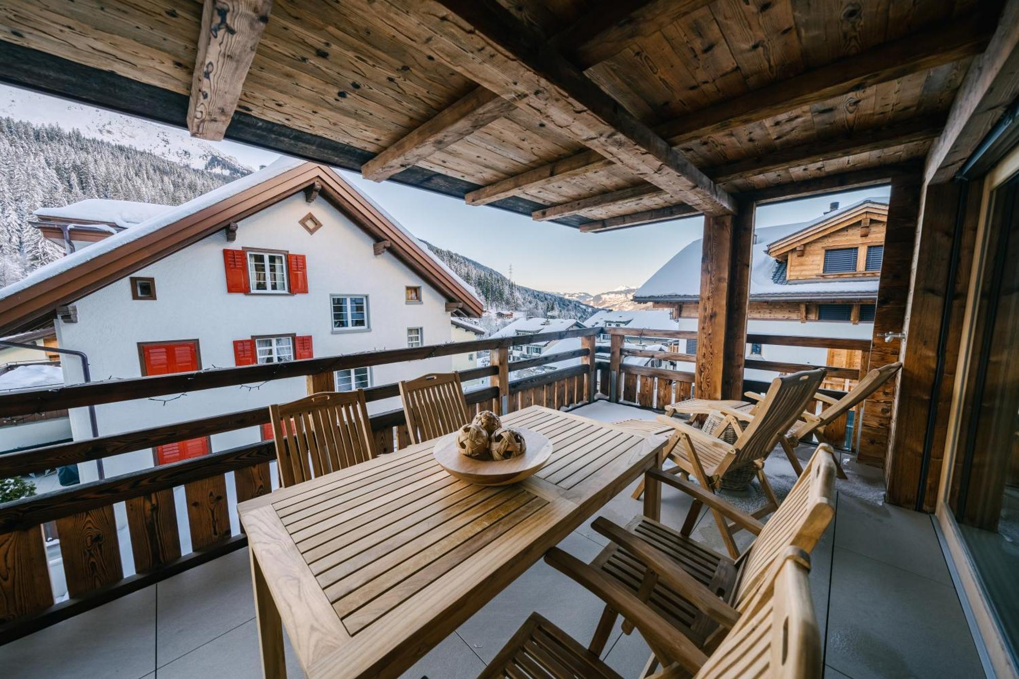 Seven Alpina Boutique Hotel Klosters Bilik gambar